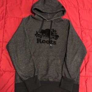 Roots Salt And Pepper Hoodie Size Large